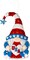 Bucilla Felt Ornaments Applique Kit Set Of 4-Red, White & Blue Gnomes